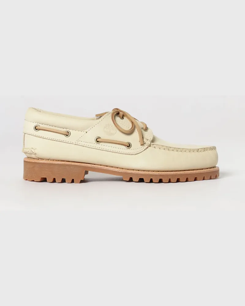 Timberland Authentic Boat 3 Eye Classic Bootsschuhe aus Nubukleder Beige