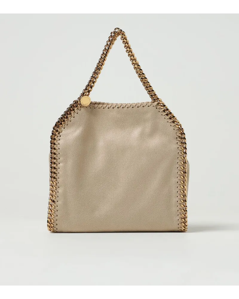 Stella McCartney Falabella Tasche aus geknacktem Kunstwildleder Beige