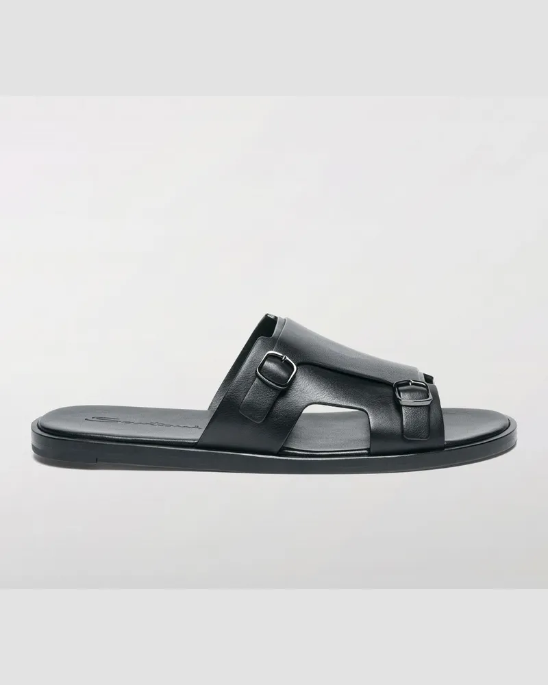 Santoni Sandalen herren Schwarz