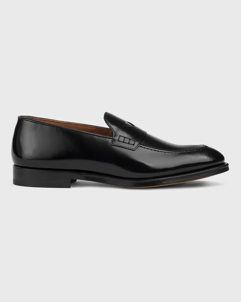 Doucal´s Mokassins herren Schwarz