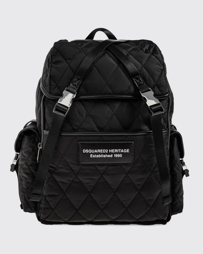 Dsquared2 Rucksack herren Schwarz