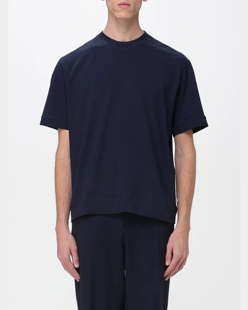Paolo Pecora Milano T-shirt herren Blau