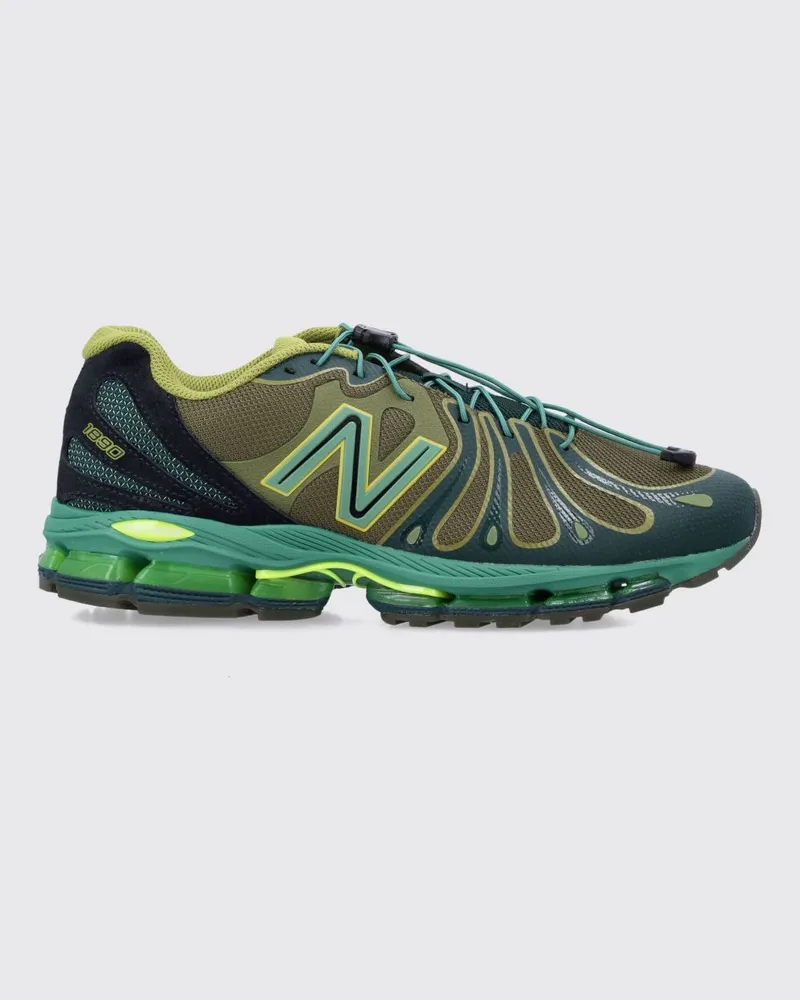 New Balance Zweifarbige 1890 Mesh-Sneaker mit ABZORB-Mittelsohle Grün