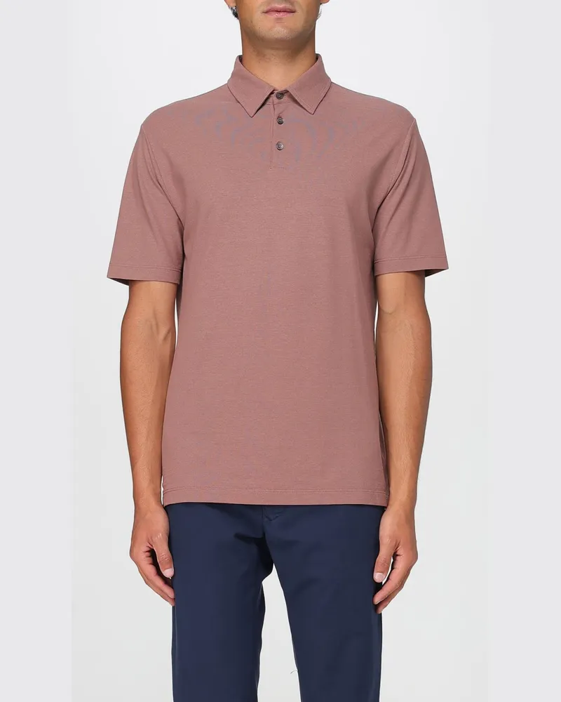 Zanone Polo herren Ebony