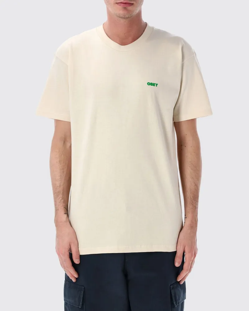 Obey T-shirt herren Weiß