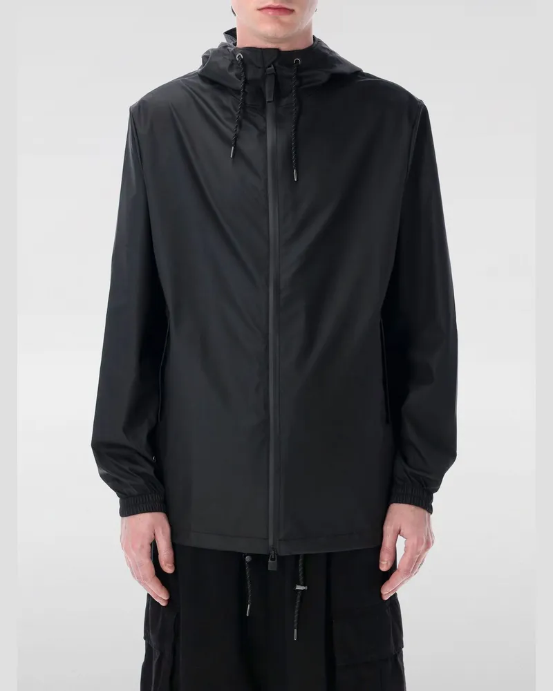 RAINS Jacke herren Schwarz
