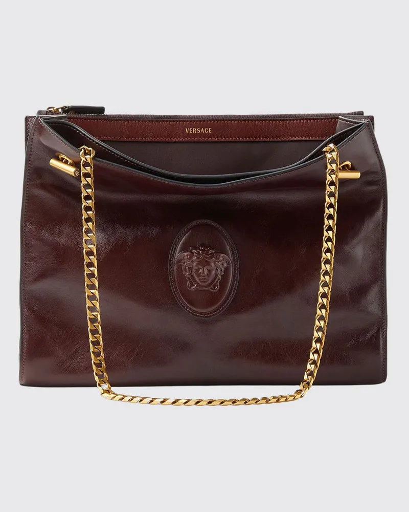 Versace Schultertasche damen Gold