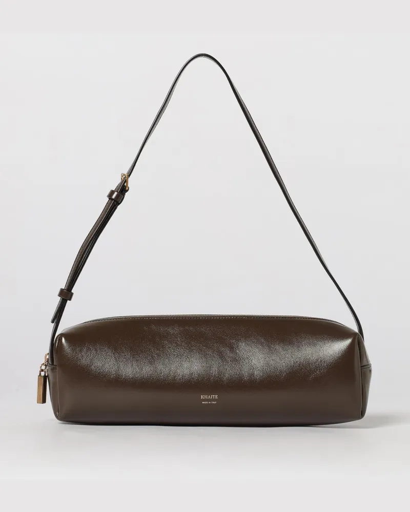 KHAITE Schultertasche damen Braun