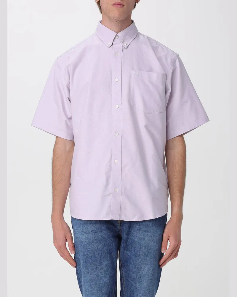 Carhartt WIP Freizeit-Hemd aus Baumwolle Pflaume