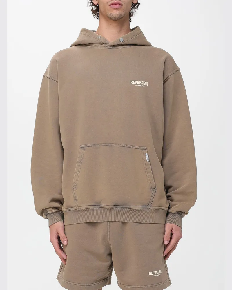 REPRESENT Sweatshirt herren Beige