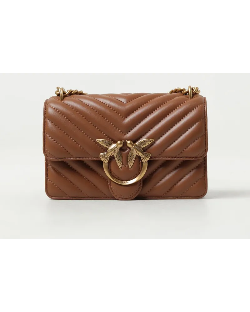 Pinko Schultertasche damen Leder