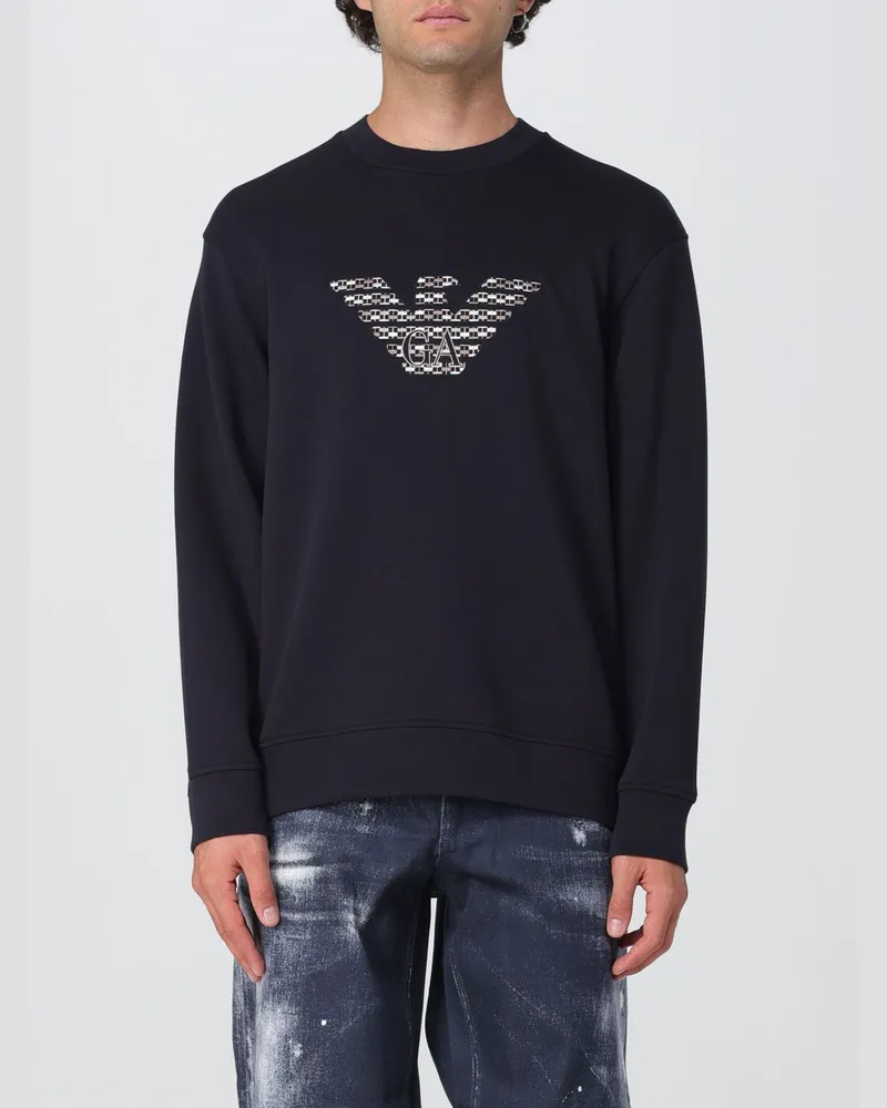 Emporio Armani Sweatshirt herren Blau