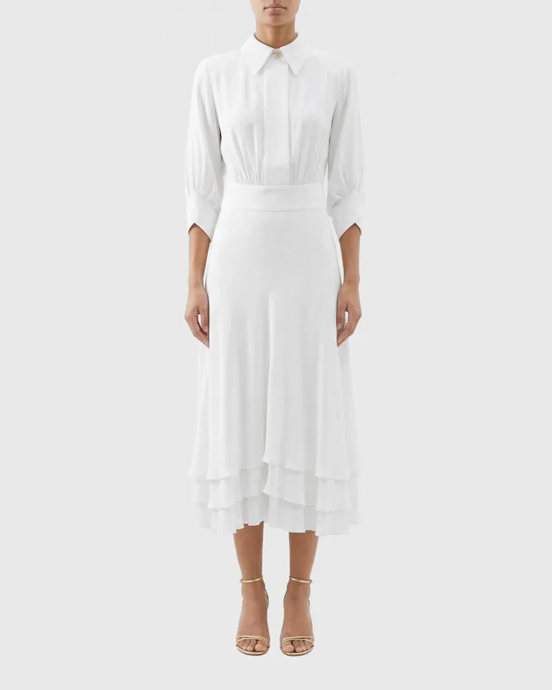 Elisabetta Franchi Kleid damen Weiß
