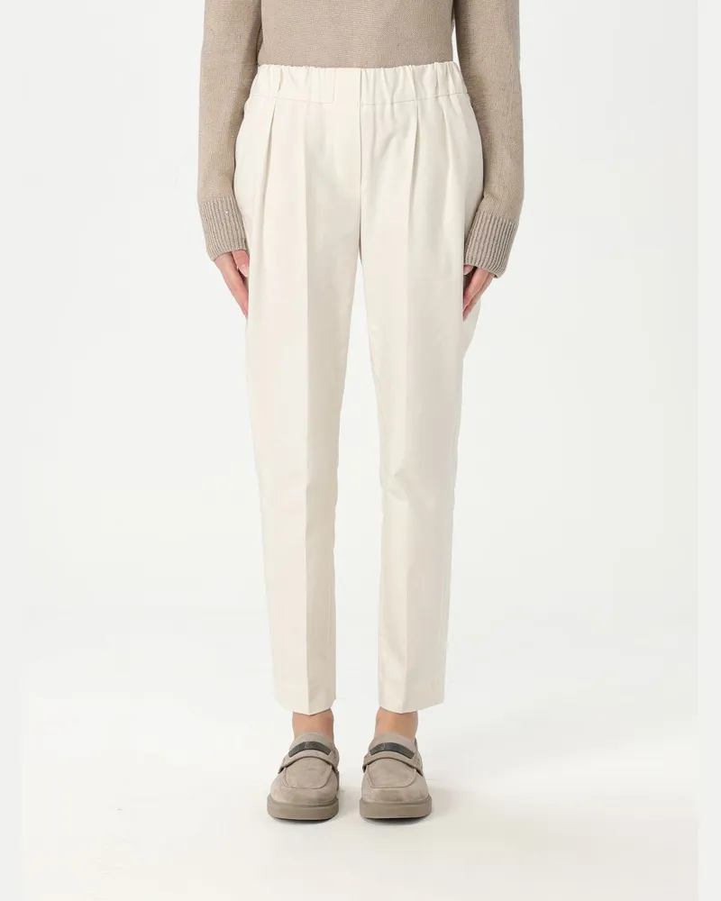 Brunello Cucinelli Hose damen Weiß