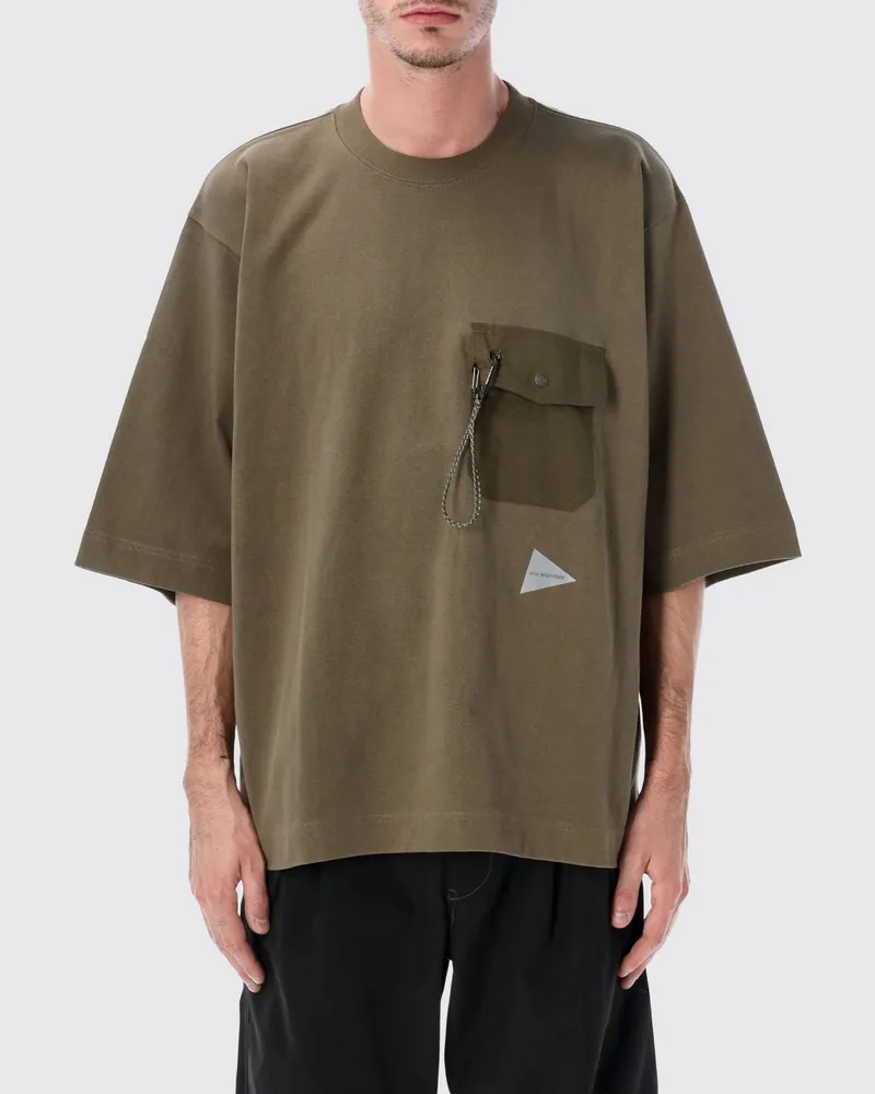and wander T-shirt herren Kaki
