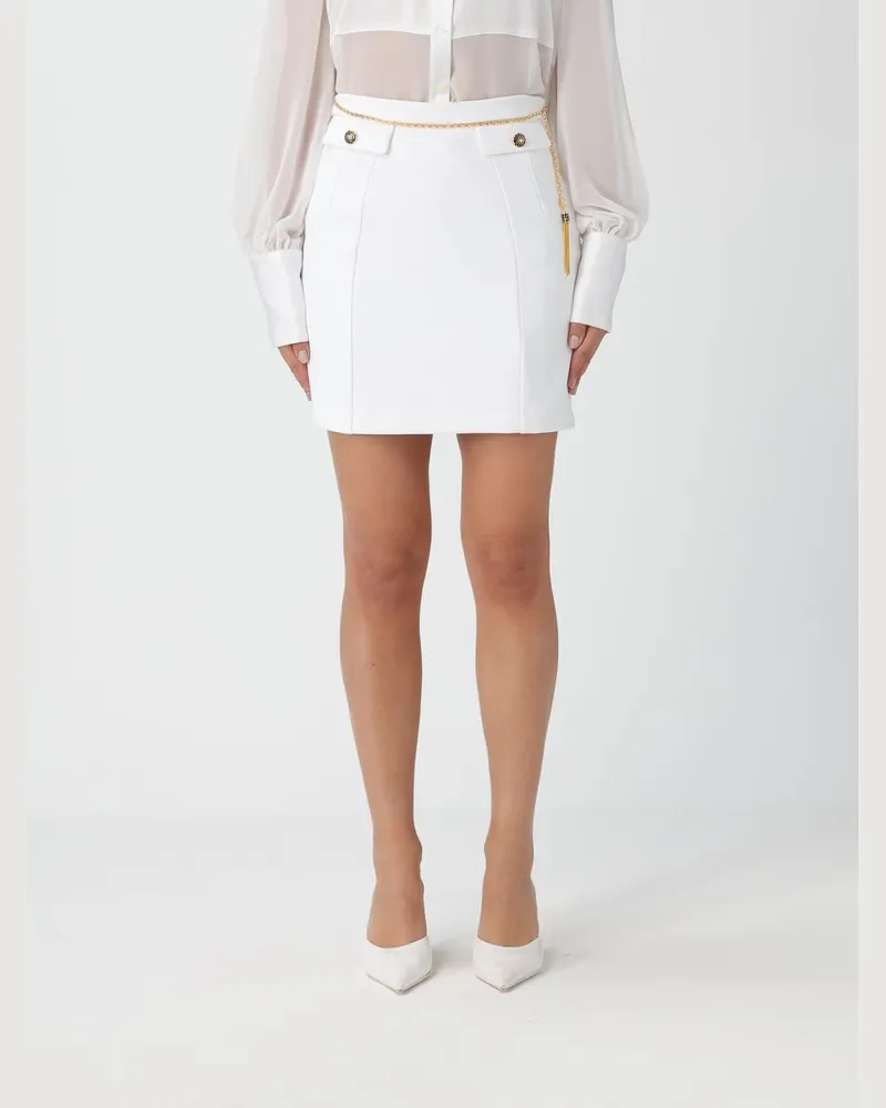 Elisabetta Franchi Rock damen Ivory