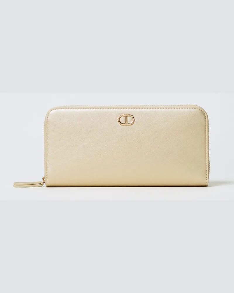 Twin-Set Geldbeutel damen Gold