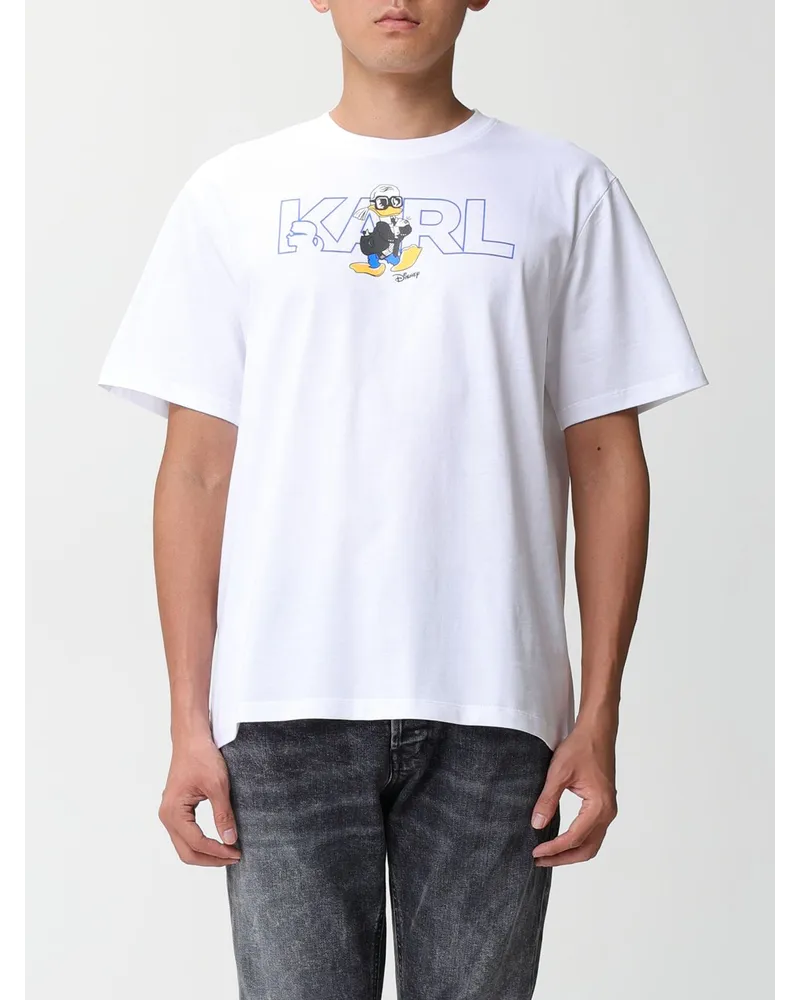 Karl Lagerfeld T-shirt herren Weiß
