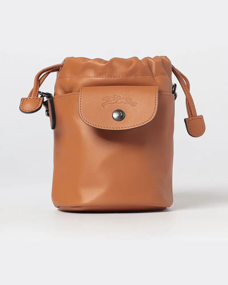Longchamp Le Pliage Xtra Mini-Beuteltasche von aus Rindsleder Haselnuss