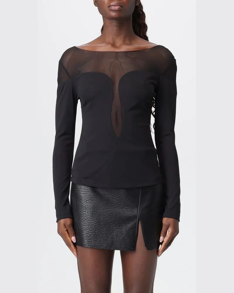 Hanita Top damen Schwarz