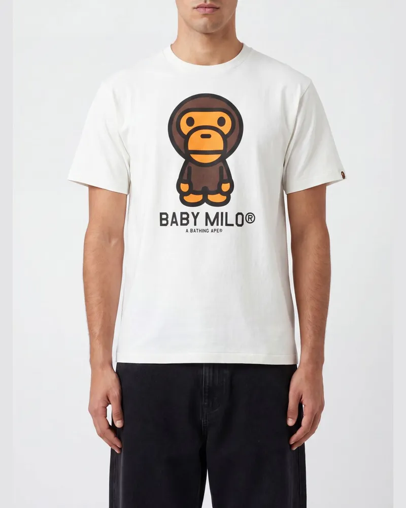 BAPE T-shirt herren Weiß