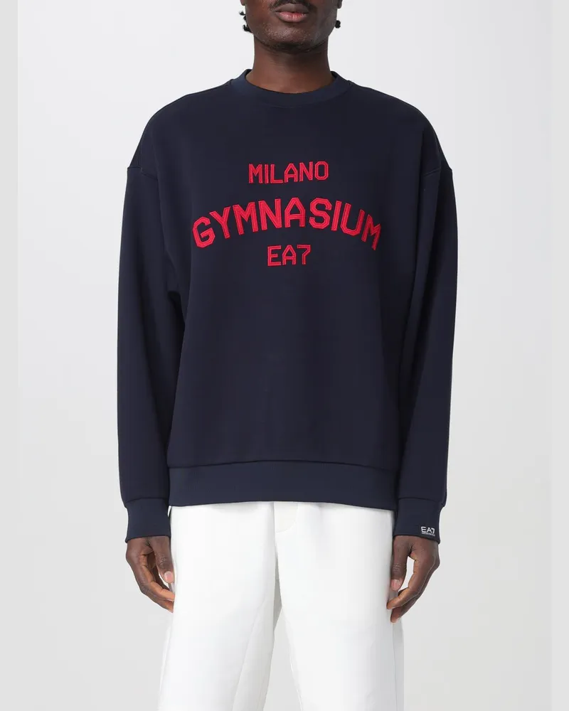 EA7 Sweatshirt herren Blau