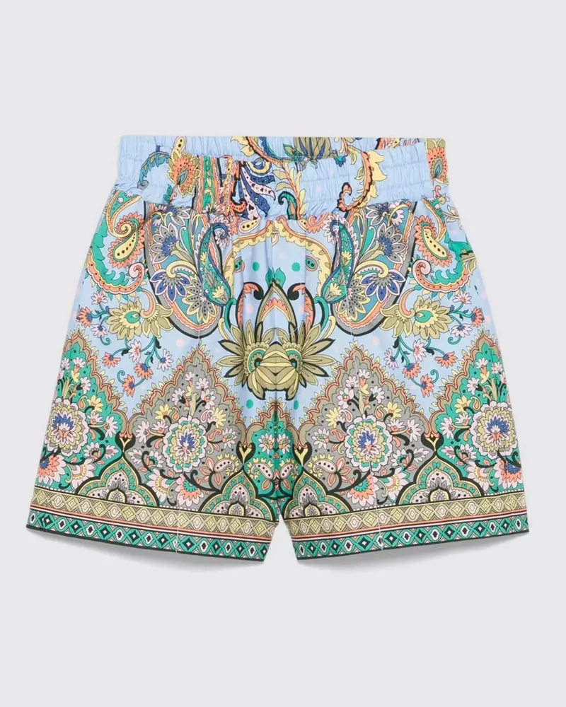 Etro Shorts kinder Hellblau