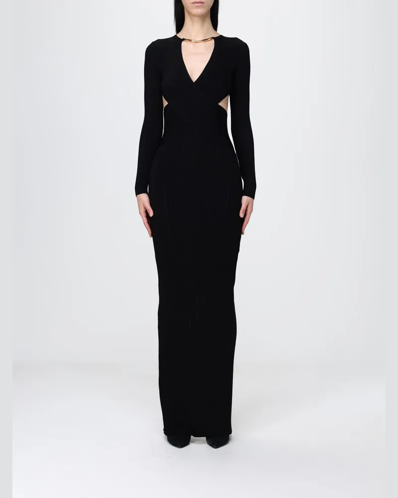 Elisabetta Franchi Viskosekleid Schwarz