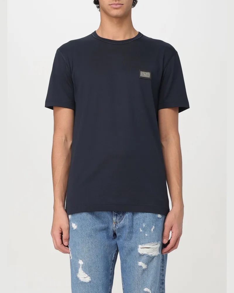 Dolce & Gabbana T-shirt herren Dolce & Gabbana Blau