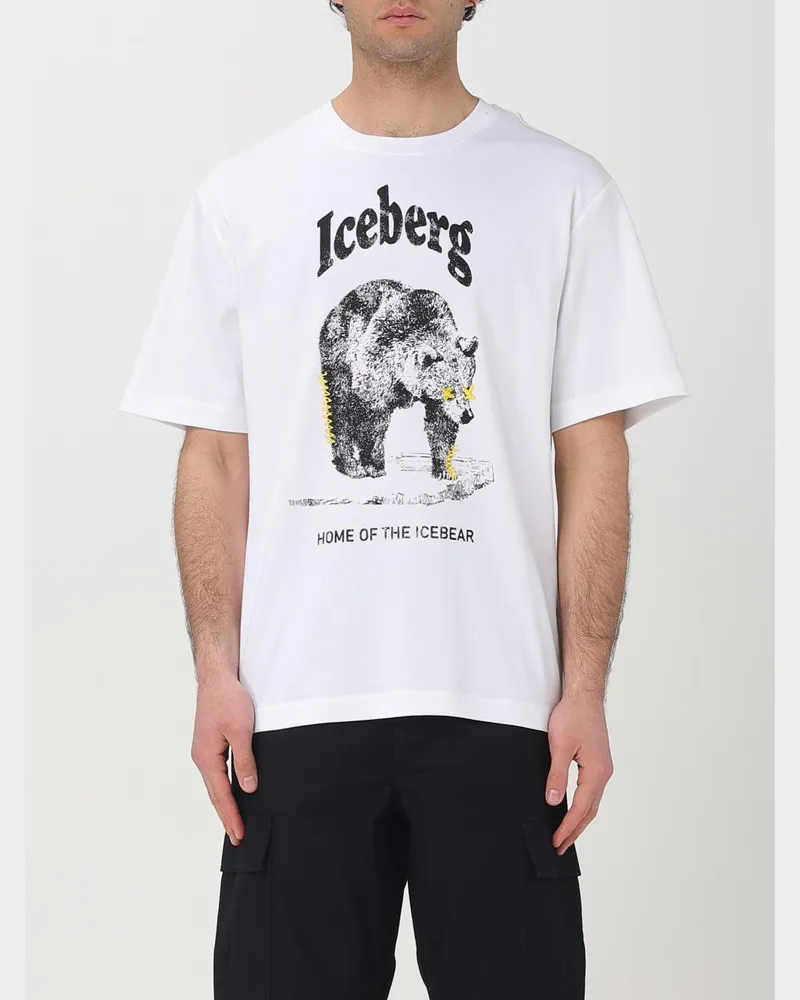 Iceberg T-shirt herren Weiß