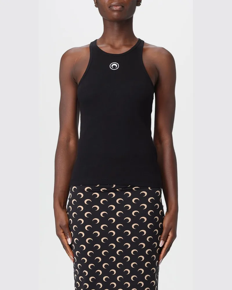 Marine Serre Top damen Schwarz