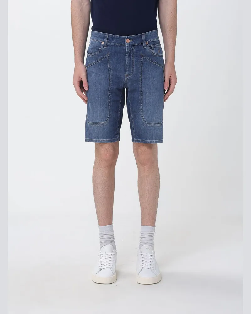 Jeckerson Denim-Shorts Blau
