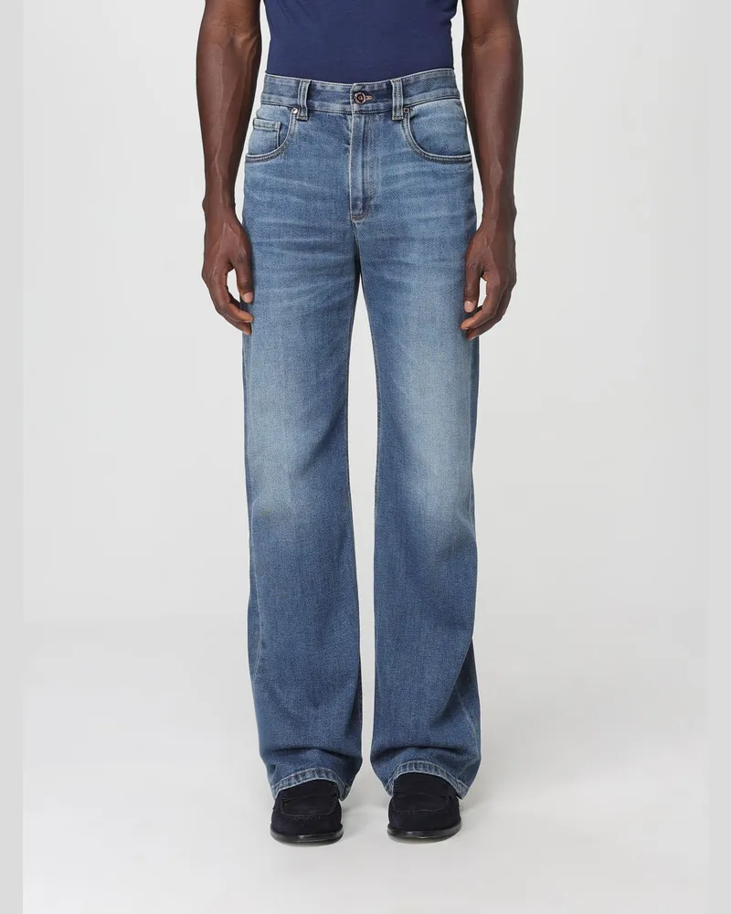 Brunello Cucinelli Jeans herren Blau