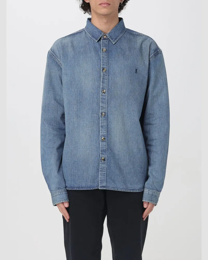 Saint Laurent Hemd herren Denim