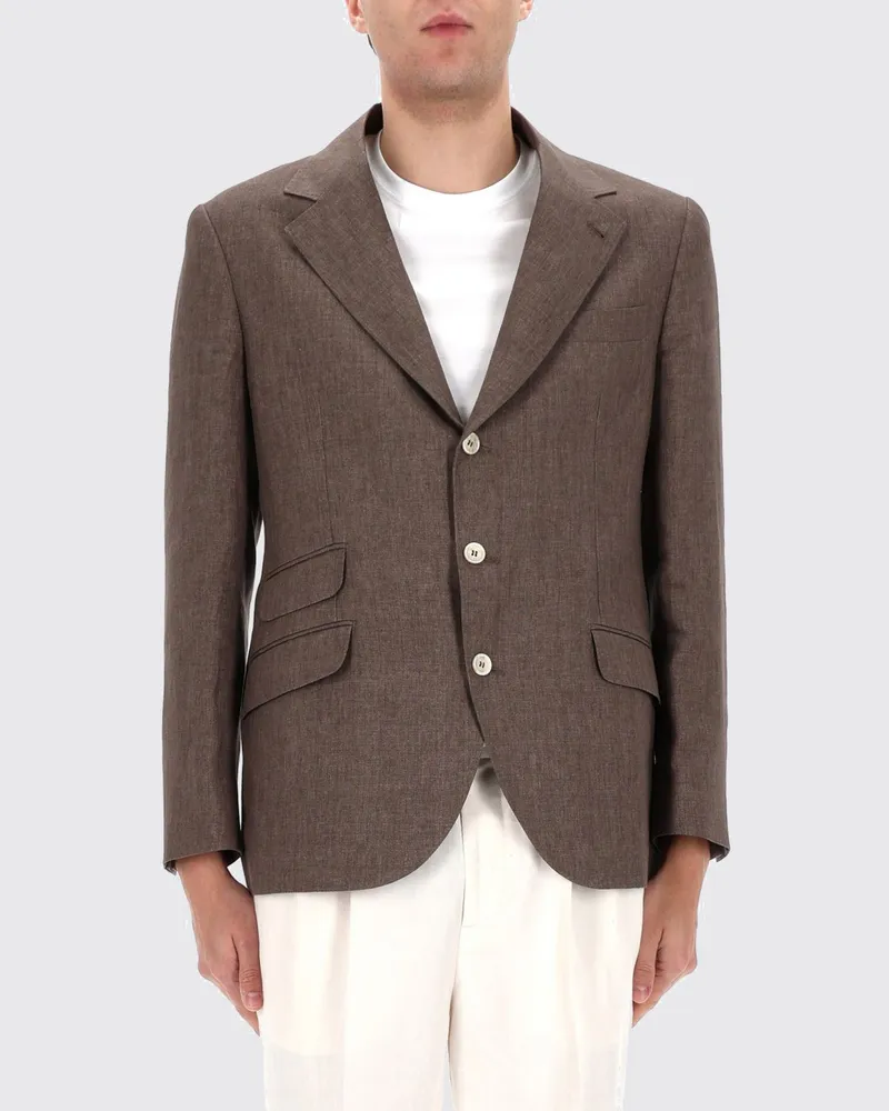 Brunello Cucinelli Blazer herren Braun