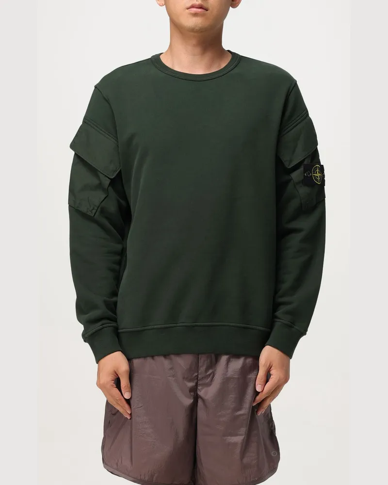 Stone Island Sweatshirt herren Grün