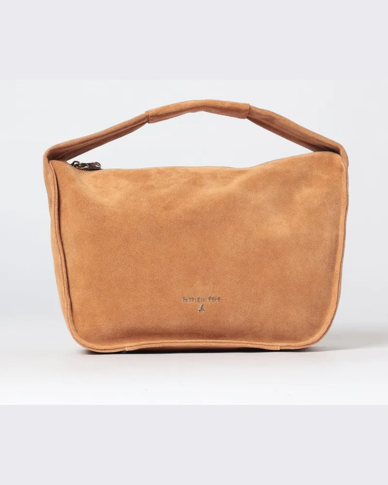 Patrizia Pepe Wildledertasche Braun