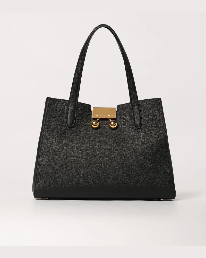 Marni Schultertasche damen Schwarz