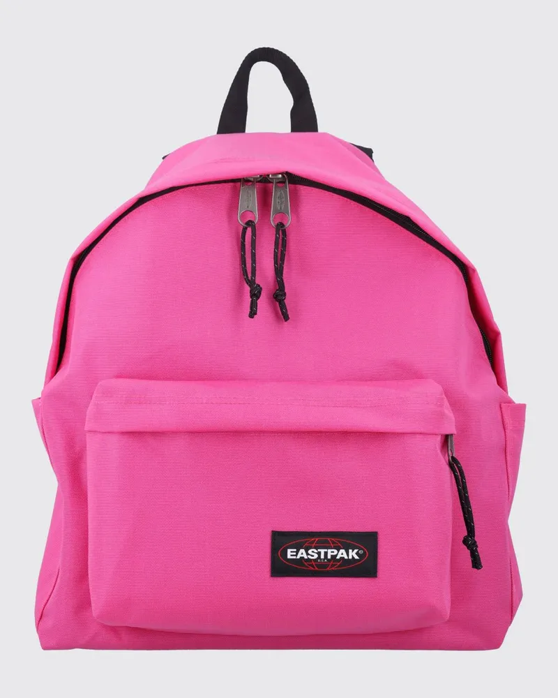 Eastpak Padded Pak'r Rucksack aus technischem Gewebe mit vorderer Reißverschlusstasche Fuchsia