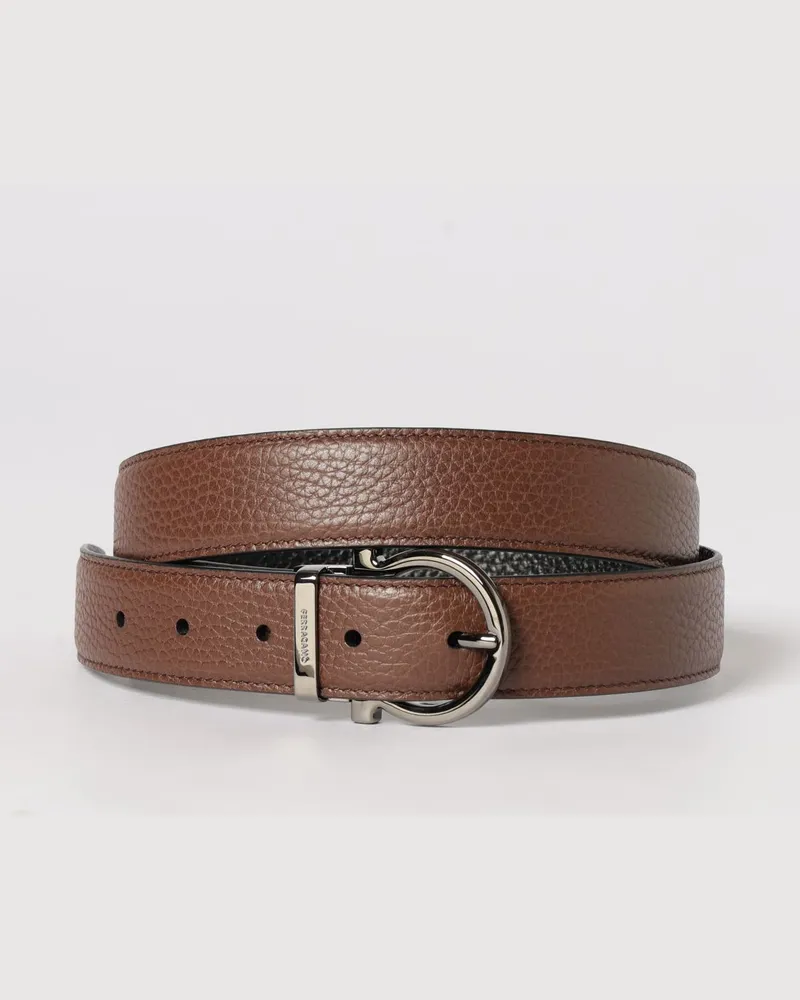 Ferragamo Gürtel herren Braun