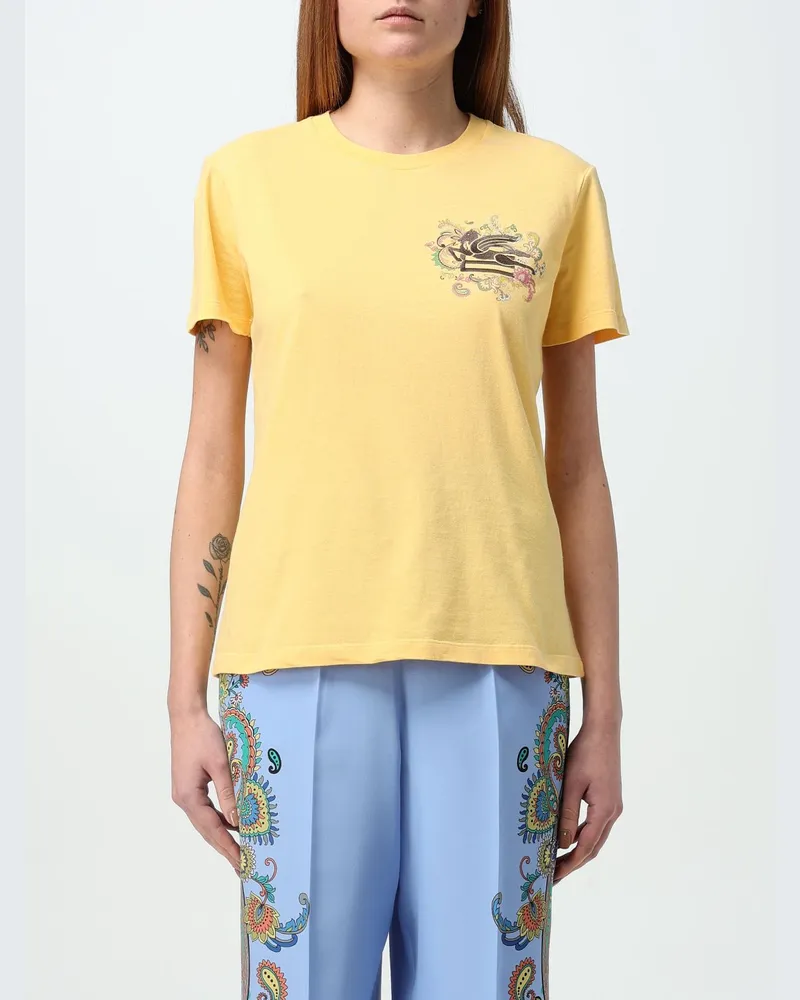 Etro T-shirt damen Gelb