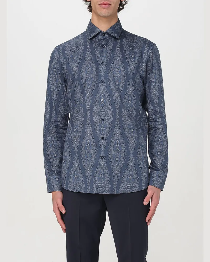 Etro Hemd herren Blau