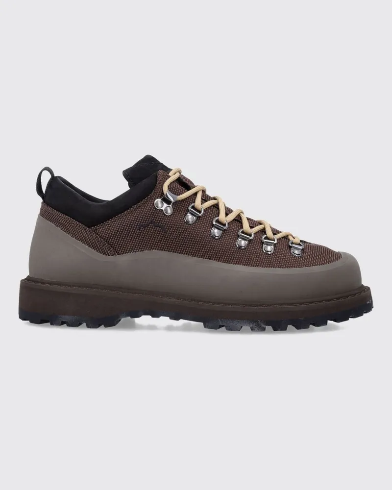 Diemme Roccia Basso Schnürstiefeletten aus Mesh mit gepolstertem Knöchel und Gummisohle Braun
