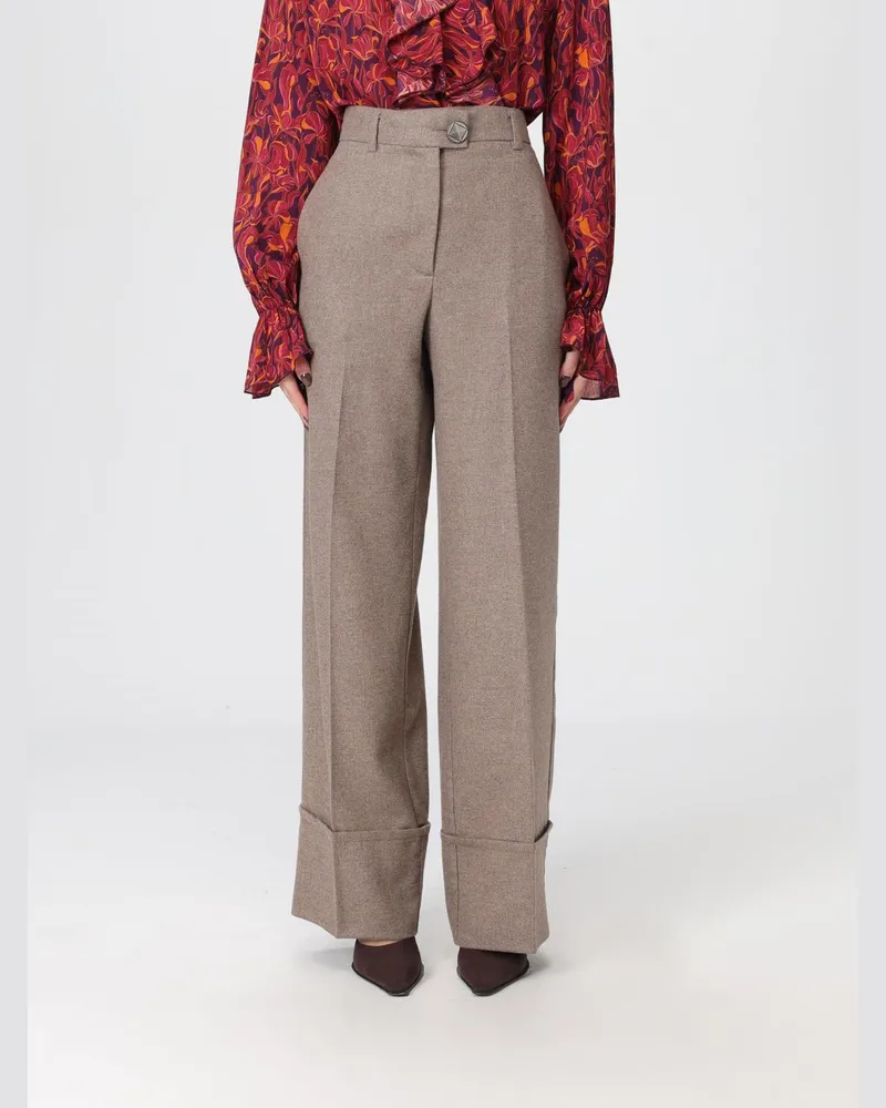 Maliparmi Hose damen Taubengrau