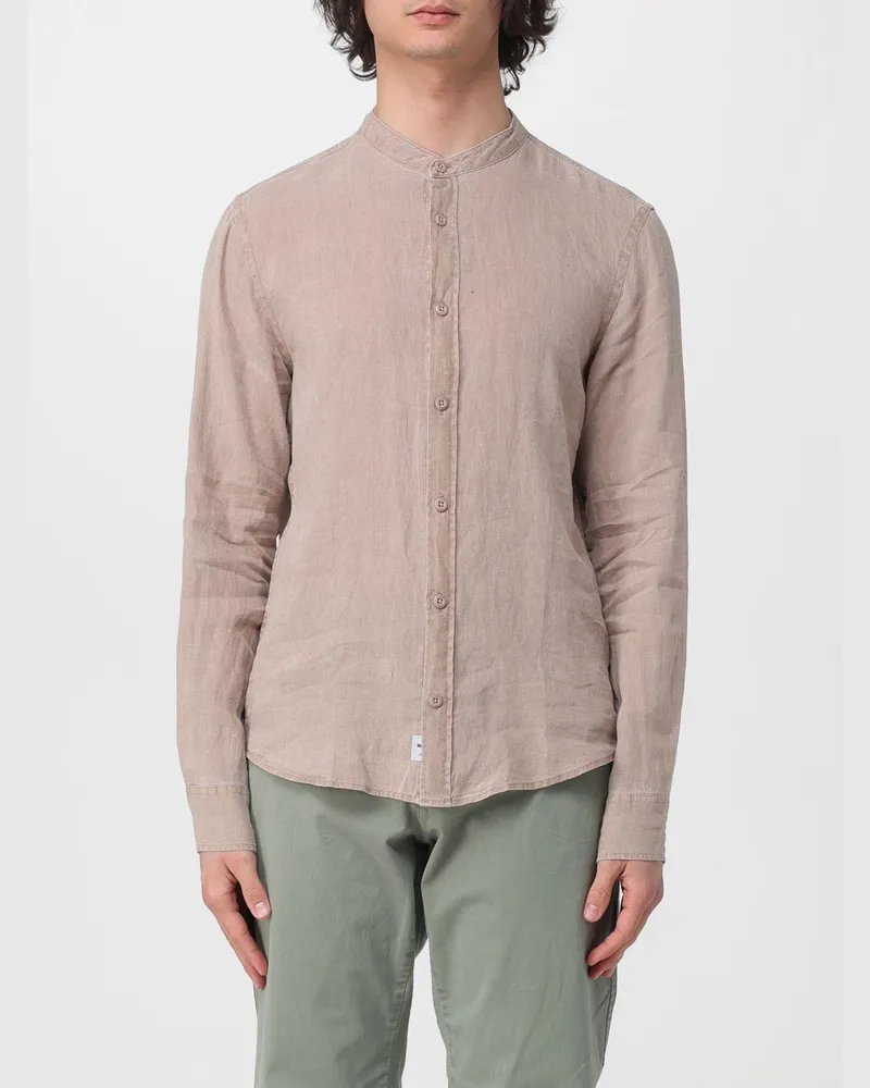 Blauer Hemd herren Beige