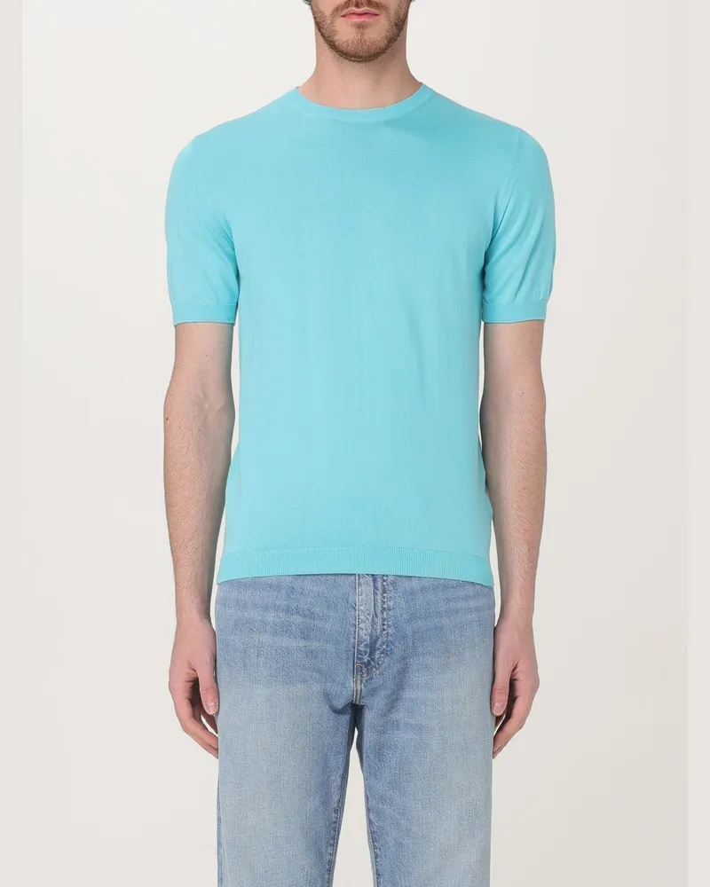 MOORER T-shirt herren Türkis