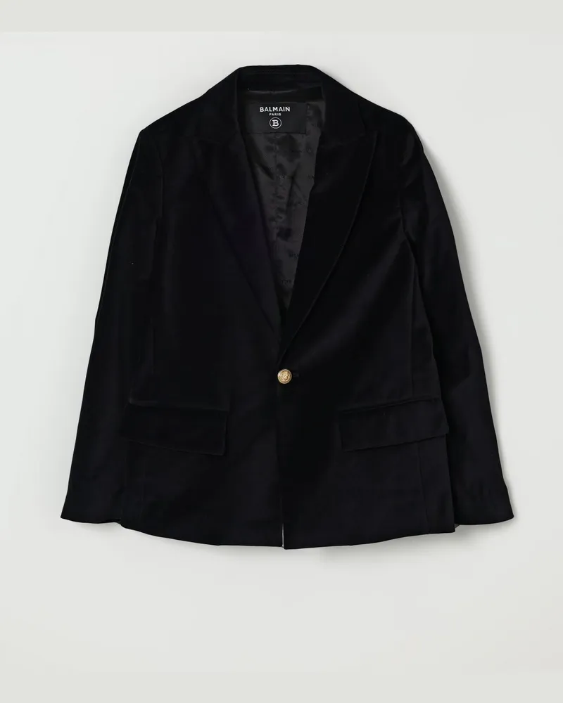 Balmain Jacke kinder Schwarz