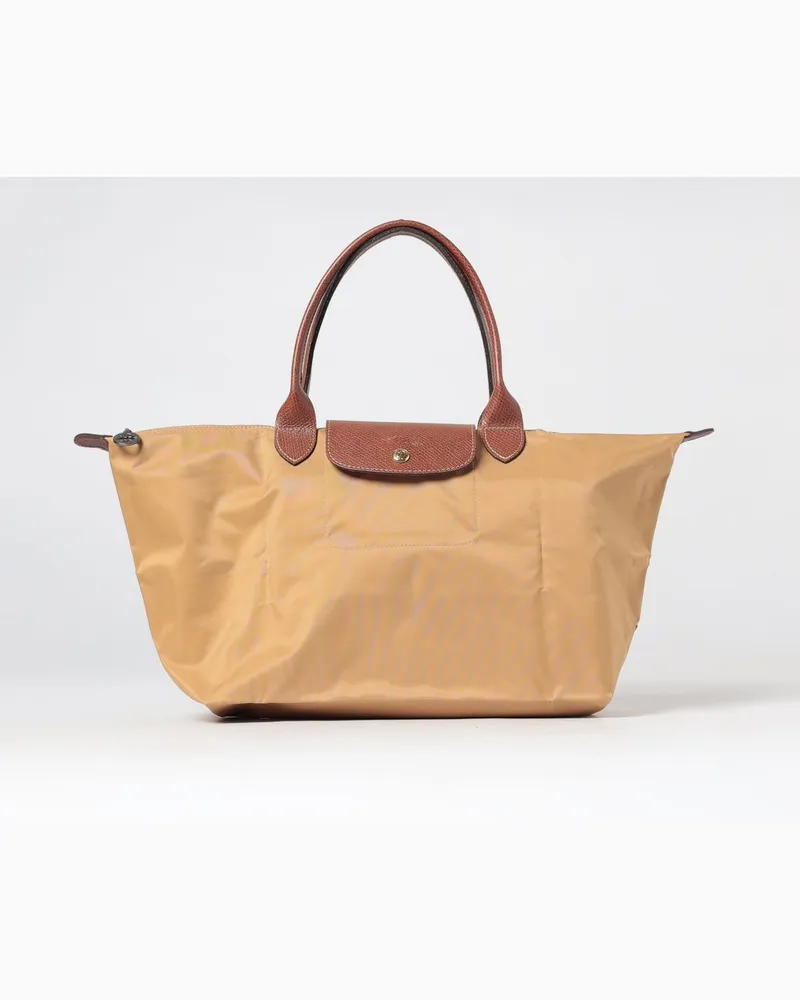 Longchamp Große faltbare Le Pliage Original Handtasche aus Polyamid Camel