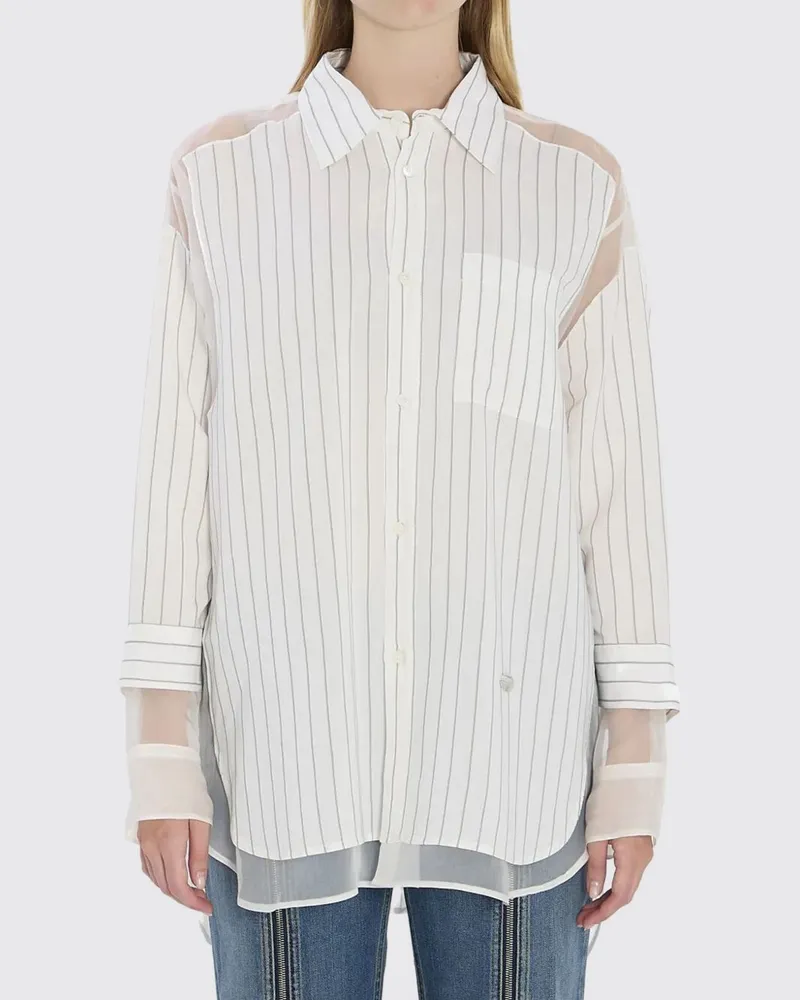 Jean Paul Gaultier Hemdbluse damen Weiß