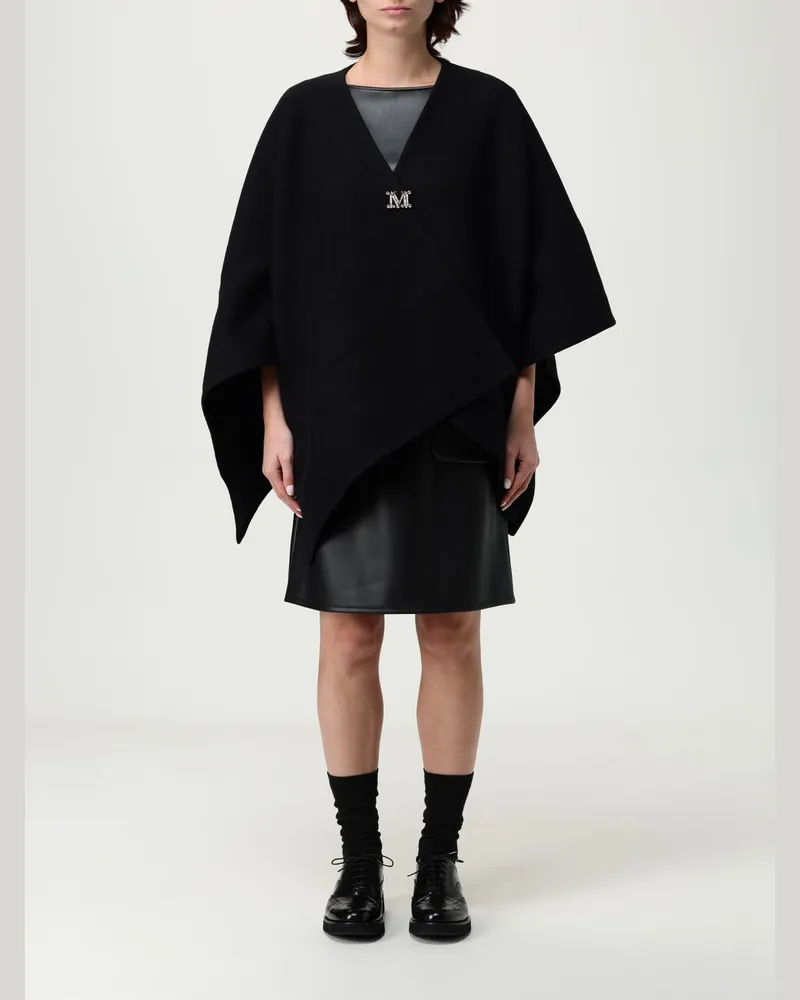 Max Mara Seidentuch damen Schwarz